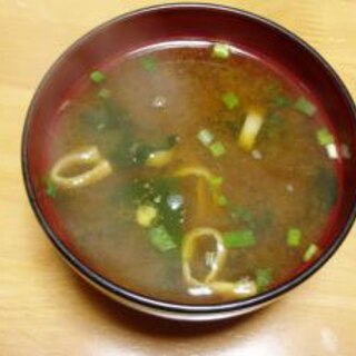 粉末しょうが入りお味噌汁